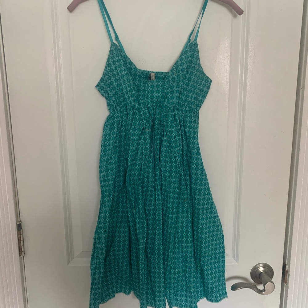 Blue/Green Patterned Sundress